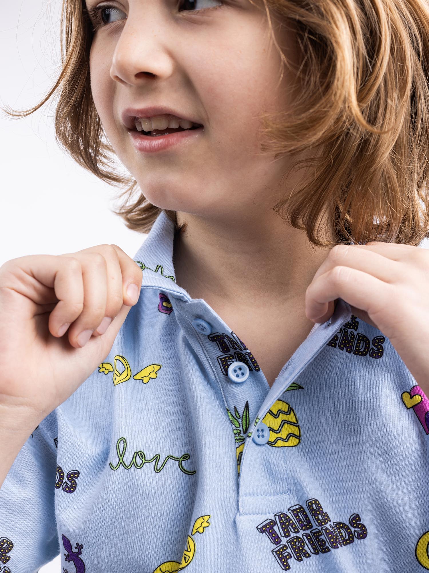 Polo Shirt IBIZA light blue – Tao & Friends